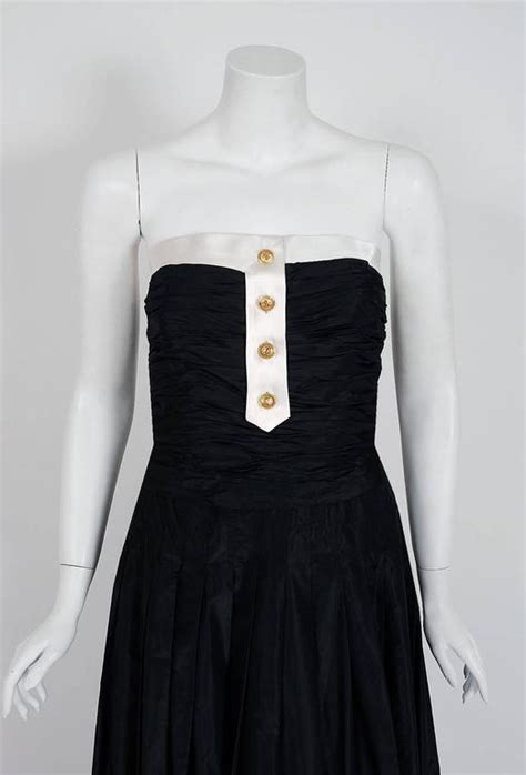 chanel 1992 black dress|More.